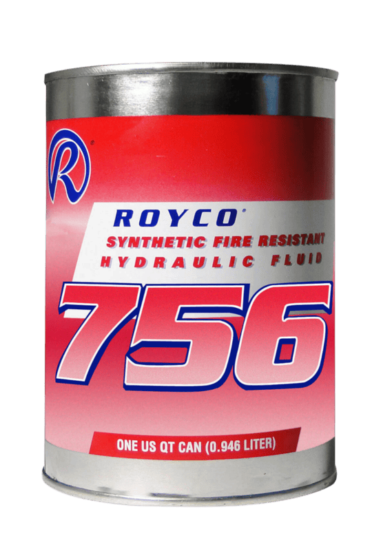 ろこ Royco 756 Red Hydraulic Fluid 1 qt can